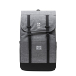 Vielseitiger recycelter Herschel Retreat Laptop-Rucksack, 15” Ansicht mit Druckbereich