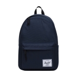 Herschel Classic recycelter Rucksack für 15-Zoll-PC und Vordertasche farbe marineblau zweite Vorderansicht