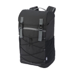 Wasserdichter Rucksack aus recyceltem PC mit mehreren Taschen, 15,6 farbe schwarz