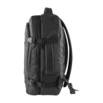 Rucksack aus Polyester mit Doppelgriff, wasserabweisend farbe schwarz zweite Ansicht