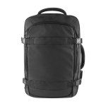 Rucksack aus Polyester mit Doppelgriff, wasserabweisend farbe schwarz dritte Ansicht