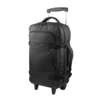 Trolley als Rucksack tragbar, 4 Räder und wasserdichtes Laptopfach farbe schwarz zweite Ansicht