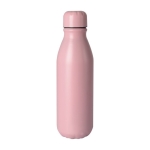 Flasche aus recyceltem Aluminium mit passendem Deckel, 550 ml farbe rosa erste Ansicht