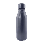 Flasche aus recyceltem Aluminium mit passendem Deckel, 550 ml farbe dunkelblau erste Ansicht