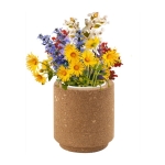 Mini-Blumentopf aus Kork mit Wildblumensamen zum Pflanzen farbe braun erste Ansicht