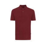 Poloshirt aus Öko-Baumwoll-Piqué, 220 g/m2, Iqoniq Yosemite farbe bordeaux