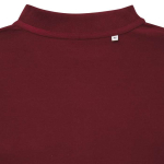 Poloshirt aus Öko-Baumwoll-Piqué, 220 g/m2, Iqoniq Yosemite farbe bordeaux vierte Ansicht