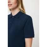 Poloshirt aus Öko-Baumwoll-Piqué, 220 g/m2, Iqoniq Yosemite farbe marineblau