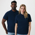 Poloshirt aus Öko-Baumwoll-Piqué, 220 g/m2, Iqoniq Yosemite farbe marineblau dritte Ansicht