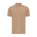 Poloshirt aus Öko-Baumwoll-Piqué, 220 g/m2, Iqoniq Yosemite farbe hellbraun