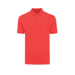 Poloshirt aus Öko-Baumwoll-Piqué, 220 g/m2, Iqoniq Yosemite farbe fuchsrot