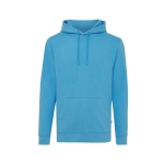 Hoodie aus organischer Baumwolle, slim fit, 340 g/m2, Iqoniq farbe cyan-blau