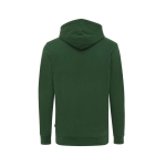 Hoodie aus organischer Baumwolle, slim fit, 340 g/m2, Iqoniq farbe dunkelgrün fünfte Ansicht