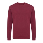 Sweatshirt mit Rundausschnitt aus Öko-Baumwolle, 340 g/m2, Iqoniq Zion farbe bordeaux