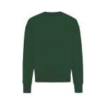 Sweatshirt Oversize aus Öko-Baumwolle, 340 g/m2, Iqoniq Kruger farbe dunkelgrün