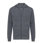 Sweatshirt aus Öko-Baumwolle, 340 g/m2, Iqoniq Abisco farbe grau mamoriert