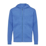 Sweatshirt aus Öko-Baumwolle, 340 g/m2, Iqoniq Abisco farbe blau mamoriert