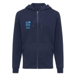 Sweatshirt aus Öko-Baumwolle, 340 g/m2, Iqoniq Abisco farbe marineblau dritte Ansicht