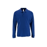 Langarm-Herren-Poloshirt aus Baumwolle, 180 g/m2, SOL'S Perfect farbe köngisblau dritte Ansicht