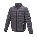 Herren-Daunenjacke aus Polyester, 164 g/m2, Elevate Life farbe dunkelgrau