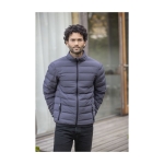 Herren-Daunenjacke aus Polyester, 164 g/m2, Elevate Life farbe dunkelgrau Lifestyle-Bild