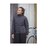 Elegante Damen-Daunenjacke aus Polyester, 164 g/m2, Elevate Life farbe schwarz Lifestyle-Bild