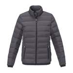 Elegante Damen-Daunenjacke aus Polyester, 164 g/m2, Elevate Life farbe dunkelgrau zweite Vorderansicht