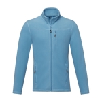 Herren-Fleecejacke aus recyceltem Polyester, 174 g/m2, Elevate NXT farbe blau zweite Vorderansicht