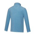 Herren-Fleecejacke aus recyceltem Polyester, 174 g/m2, Elevate NXT farbe blau dritte Rückansicht