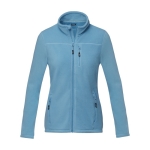 Damen-Fleecejacke aus recyceltem Polyester, 174 g/m2, Elevate NXT farbe blau zweite Vorderansicht