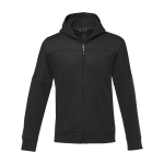 Leichte Herren-Sportjacke aus Polyester, 245 g/m2, Elevate Life farbe schwarz zweite Vorderansicht