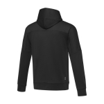 Leichte Herren-Sportjacke aus Polyester, 245 g/m2, Elevate Life farbe schwarz dritte Rückansicht