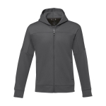 Leichte Herren-Sportjacke aus Polyester, 245 g/m2, Elevate Life farbe dunkelgrau zweite Vorderansicht