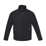 Herrenjacke aus Nylon 320T und Polyester, 60 g/m2, Elevate Life farbe schwarz zweite Vorderansicht