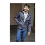 Herrenjacke aus Nylon 320T und Polyester, 60 g/m2, Elevate Life farbe schwarz Lifestyle-Bild