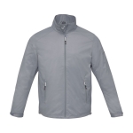 Herrenjacke aus Nylon 320T und Polyester, 60 g/m2, Elevate Life farbe grau zweite Vorderansicht