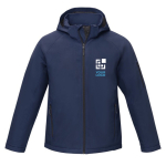 Moderne Herrenjacke aus Polyester, 250 g/m2, Elevate Essentials farbe marineblau Ansicht mit Druckbereich