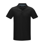 Herren-Poloshirt aus Bio-Baumwolle GOTS, 180 g/m2, Elevate NXT farbe schwarz zweite Vorderansicht