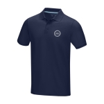 Herren-Poloshirt aus Bio-Baumwolle GOTS, 180 g/m2, Elevate NXT farbe marineblau