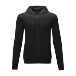 Herren Kapuzenpulli aus Baumwolle, 240 g/m2, Elevate Essentials farbe schwarz zweite Vorderansicht