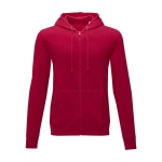 Herren Kapuzenpulli aus Baumwolle, 240 g/m2, Elevate Essentials farbe rot zweite Vorderansicht