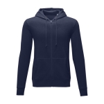 Herren Kapuzenpulli aus Baumwolle, 240 g/m2, Elevate Essentials farbe marineblau zweite Vorderansicht