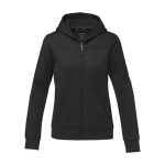 Sportjacke aus Polyester für Damen, 245 g/m2, Elevate Life farbe schwarz zweite Vorderansicht