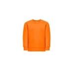 Kinder-Sweatshirt aus recyceltem Polyester, 300 g/m2, THC DELTA KIDS farbe orange zweite Ansicht