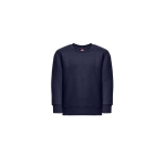 Kinder-Sweatshirt aus recyceltem Polyester, 300 g/m2, THC DELTA KIDS farbe marineblau zweite Ansicht