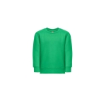 Kinder-Sweatshirt aus recyceltem Polyester, 300 g/m2, THC DELTA KIDS farbe militärgrün zweite Ansicht