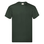 T-Shirt aus Baumwolle in vielen Farben, 145 g/m2, Fruit Of The Loom farbe dunkelgrün erste Ansicht