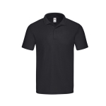 Poloshirt aus Baumwolle in vielen Farben, 185 g/m2, Fruit Of The Loom farbe schwarz erste Ansicht