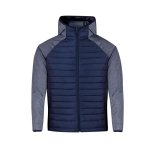 Atmungsaktive Unisex-Jacke aus Softshell und Polyester, MKT Kimpal farbe marineblau erste Ansicht