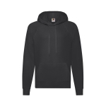 Kinder-Sweatshirt aus Materialmix, 240 g/m2, Fruit Of The Loom farbe schwarz erste Ansicht